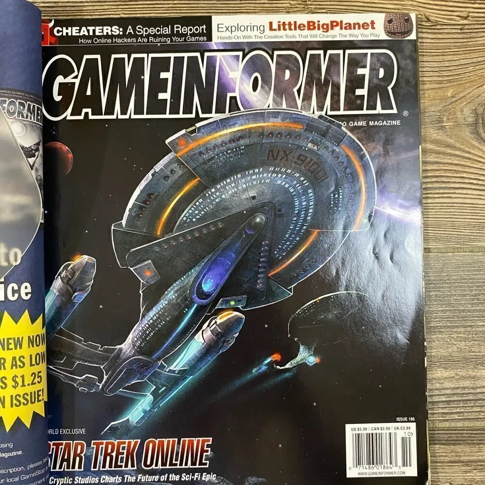 Game Informer Magazine star trek online (October 2008, Issue 186)
